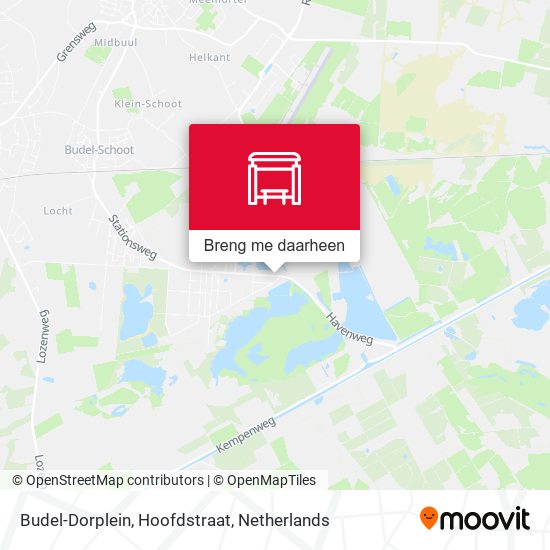 Budel-Dorplein, Hoofdstraat kaart