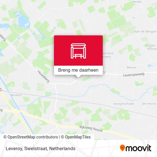 Leveroy, Swelstraat kaart