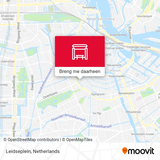Leidseplein kaart