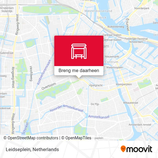 Leidseplein kaart
