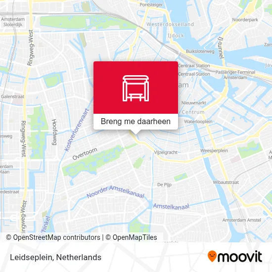 Leidseplein kaart