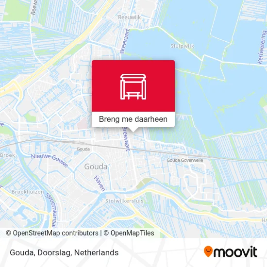 Gouda, Doorslag kaart
