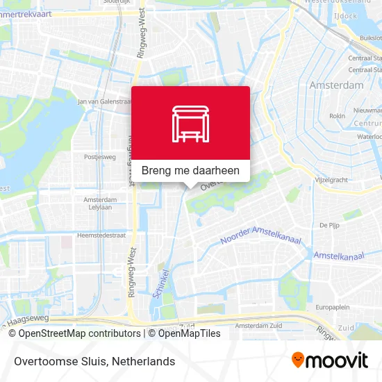Overtoomse Sluis kaart