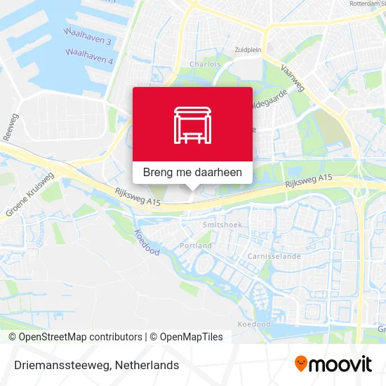 Driemanssteeweg kaart