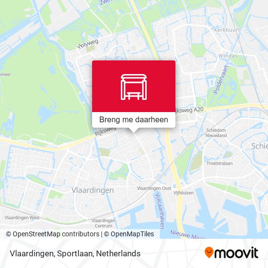 Vlaardingen, Sportlaan kaart