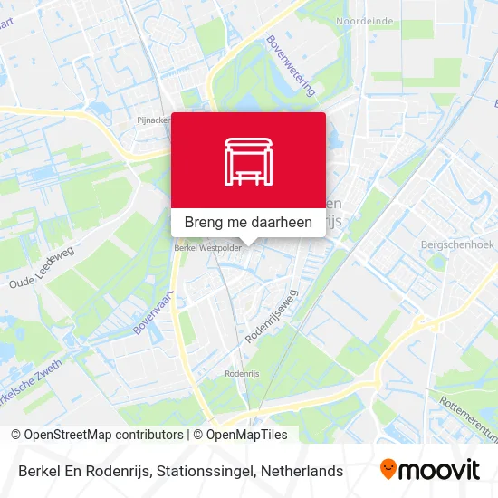 Berkel En Rodenrijs, Stationssingel kaart