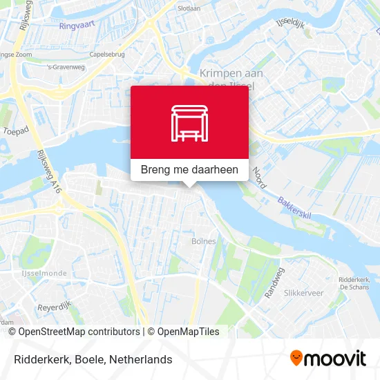 Ridderkerk, Boele kaart