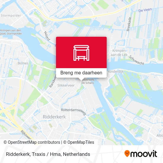 Ridderkerk, Traxis / Hma kaart