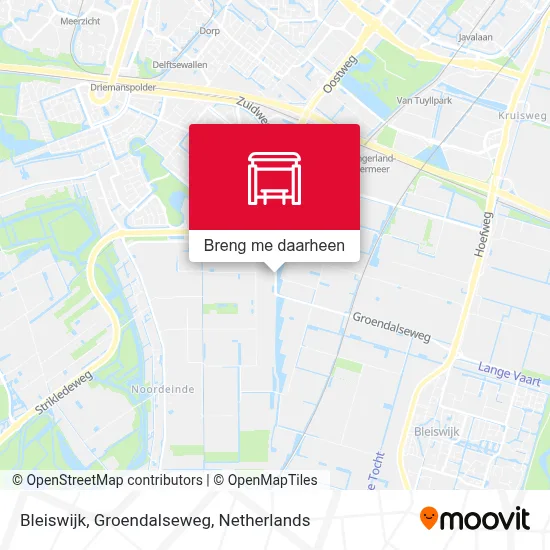 Bleiswijk, Groendalseweg kaart