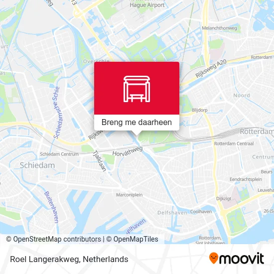 Roel Langerakweg kaart