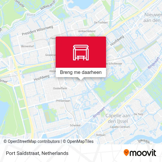 Port Saïdstraat kaart