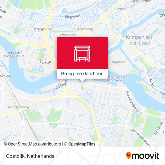 Oostdijk kaart