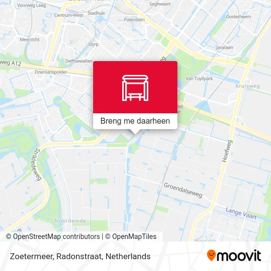 Zoetermeer, Radonstraat kaart