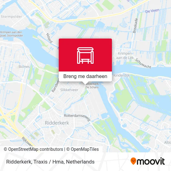 Ridderkerk, Traxis / Hma kaart