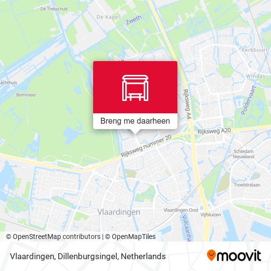 Vlaardingen, Dillenburgsingel kaart