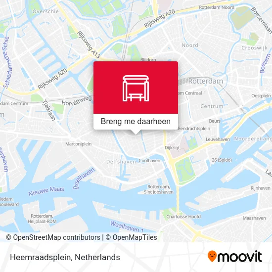 Heemraadsplein kaart