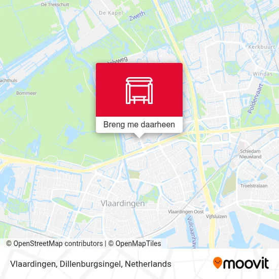 Vlaardingen, Dillenburgsingel kaart