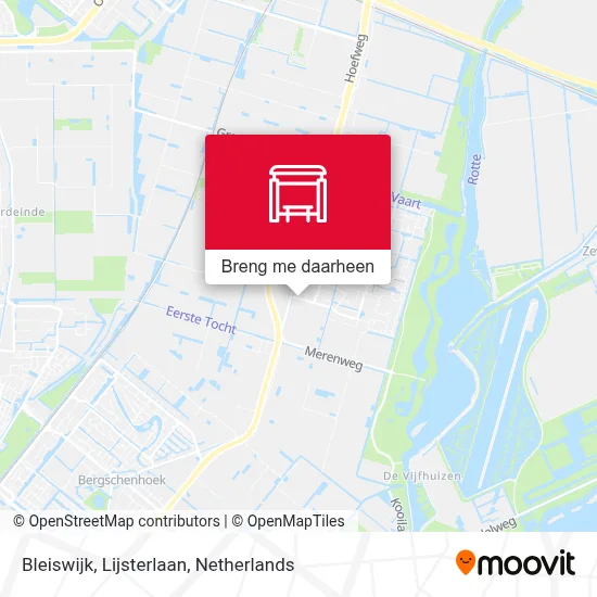 Bleiswijk, Lijsterlaan kaart