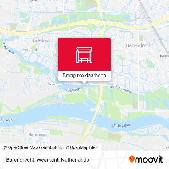 Barendrecht, Weerkant kaart
