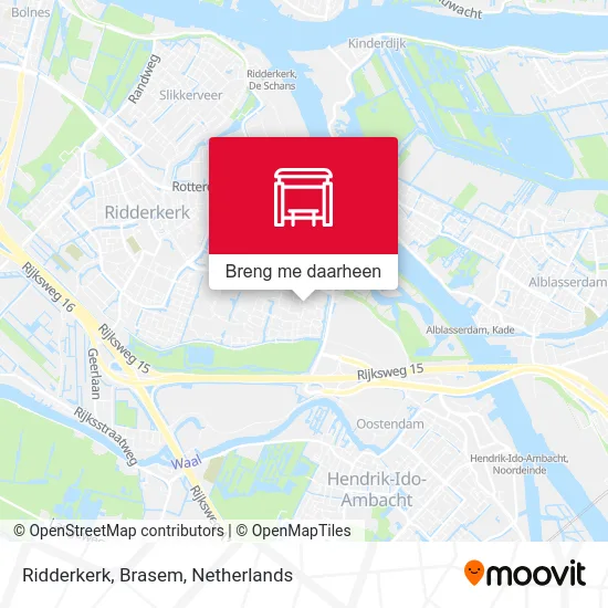 Ridderkerk, Brasem kaart