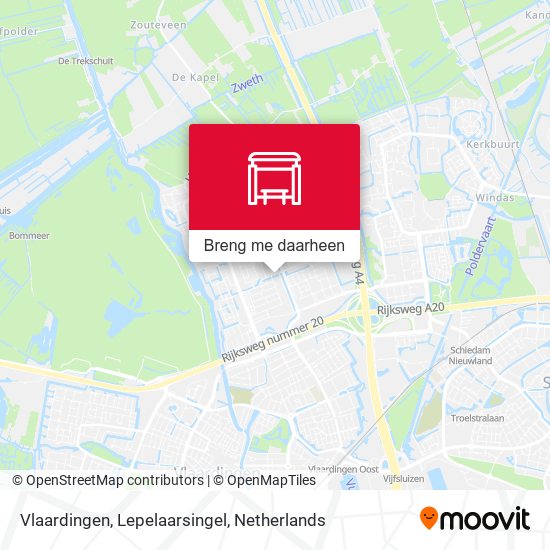 Vlaardingen, Lepelaarsingel kaart