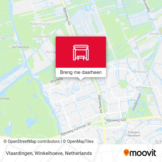 Vlaardingen, Winkelhoeve kaart