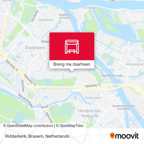 Ridderkerk, Brasem kaart