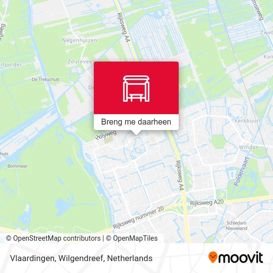 Vlaardingen, Wilgendreef kaart