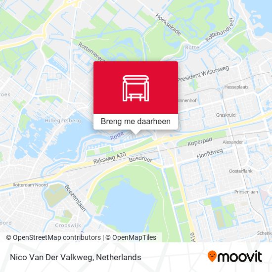 Nico Van Der Valkweg kaart