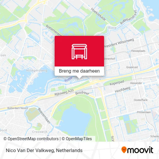 Nico Van Der Valkweg kaart