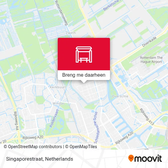 Singaporestraat kaart