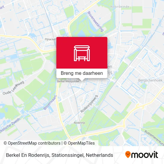 Berkel En Rodenrijs, Stationssingel kaart