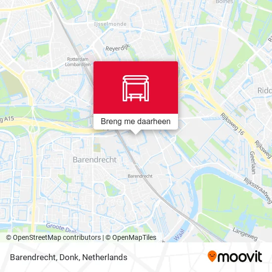 Barendrecht, Donk kaart