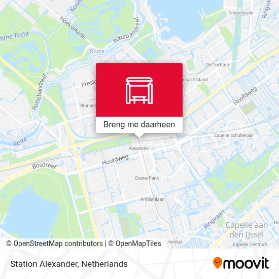 Station Alexander kaart
