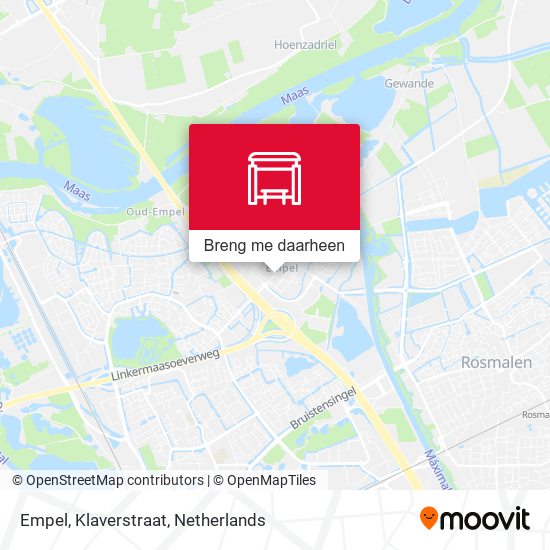 Empel, Klaverstraat kaart