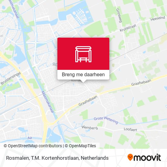 Rosmalen, T.M. Kortenhorstlaan kaart