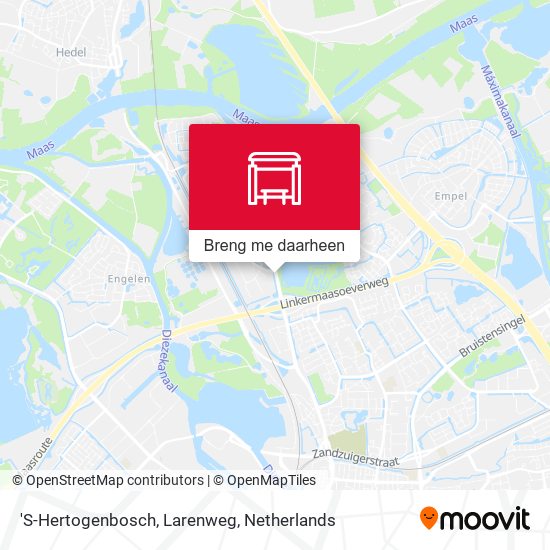 'S-Hertogenbosch, Larenweg kaart