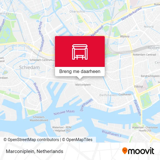 Marconiplein kaart