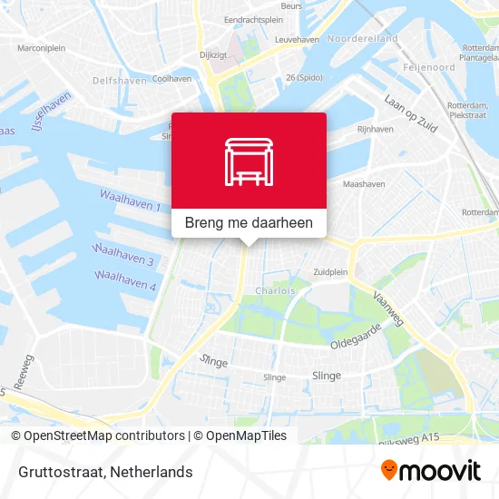 Gruttostraat kaart