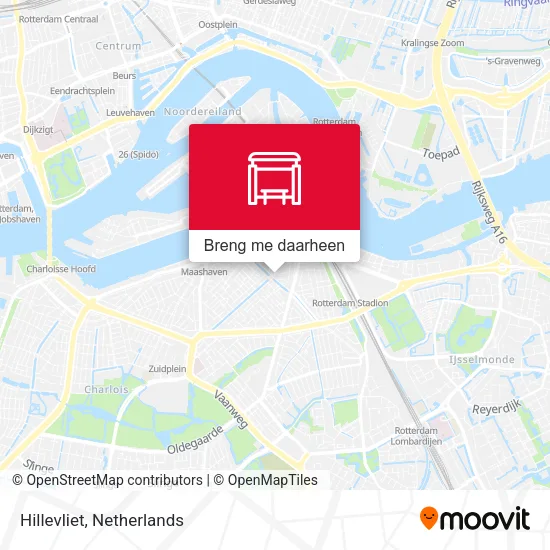 Hillevliet kaart