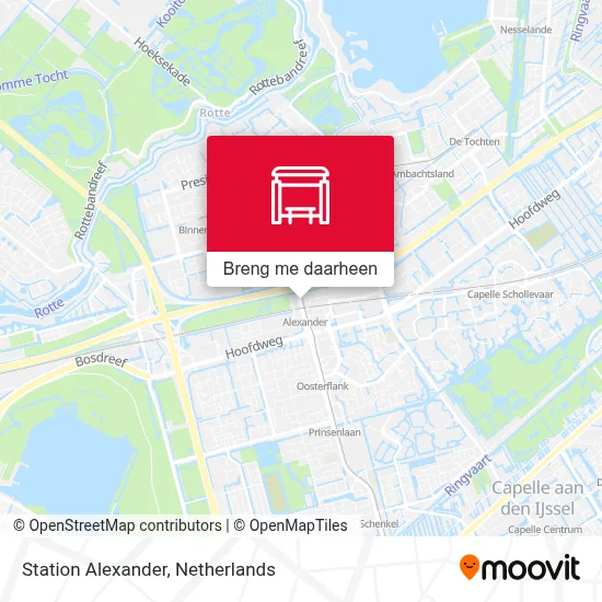 Station Alexander kaart