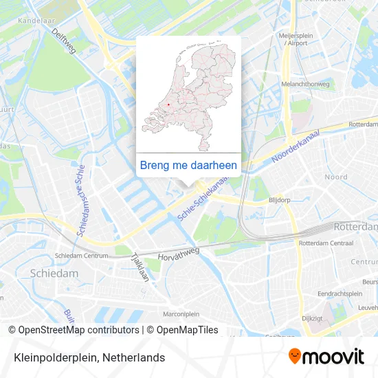 Kleinpolderplein kaart