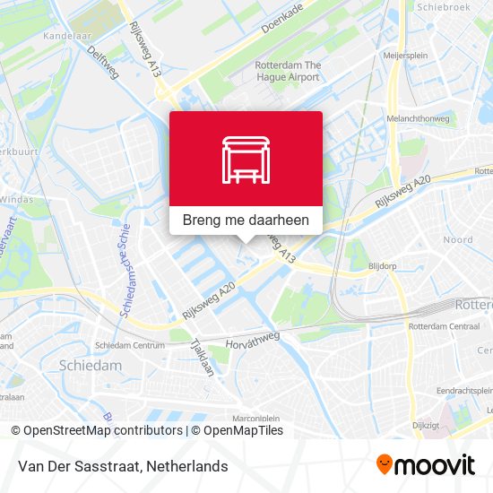 Van Der Sasstraat kaart