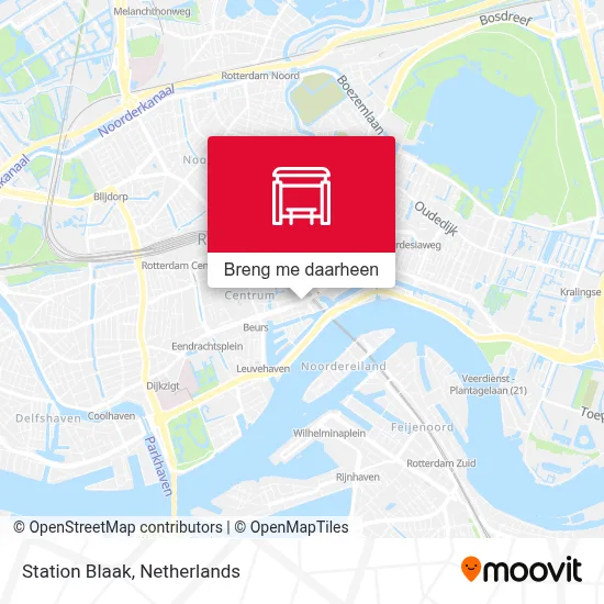 Station Blaak kaart