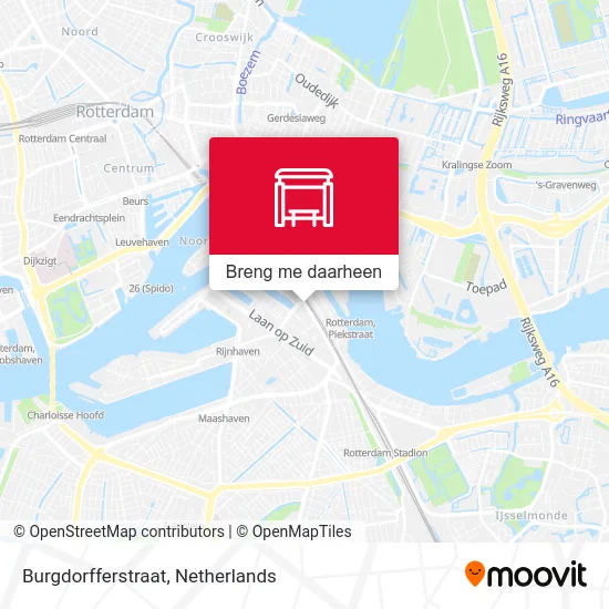 Burgdorfferstraat kaart