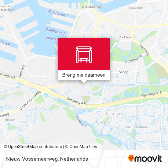 Nieuw-Vossemeerweg kaart