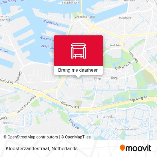 Kloosterzandestraat kaart