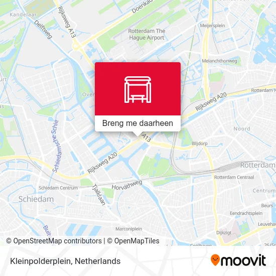 Kleinpolderplein kaart