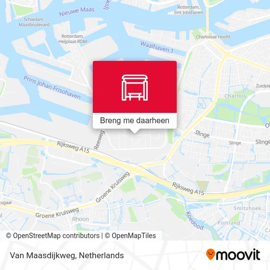 Van Maasdijkweg kaart