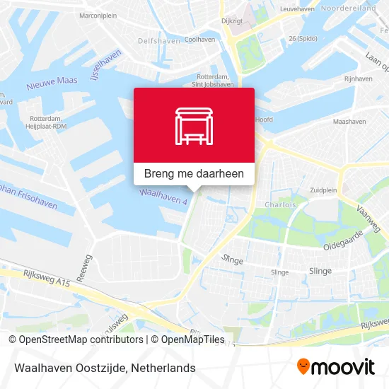 Waalhaven Oostzijde kaart